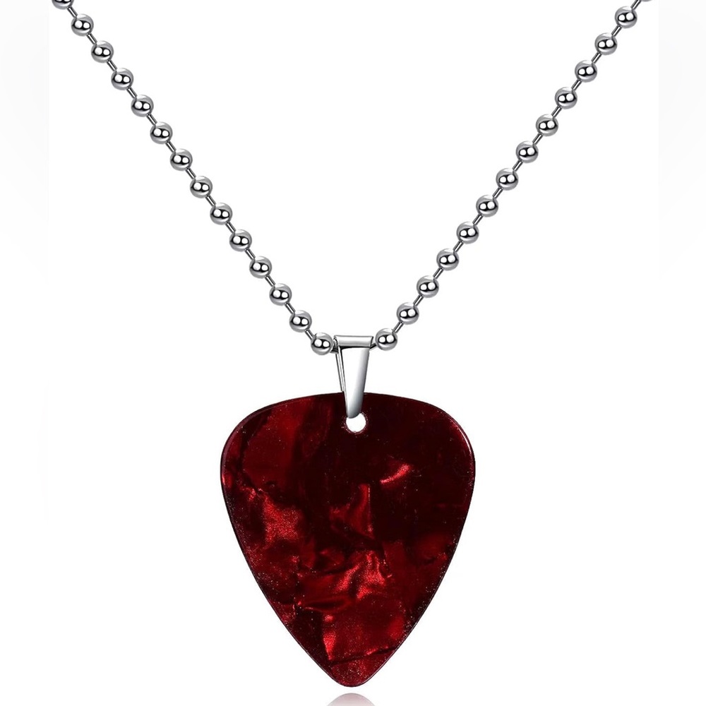 Guitar Pick Pendant Necklace
